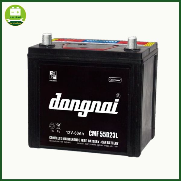 Ắc quy Đồng Nai CMF DIN60L (12V-60AH)