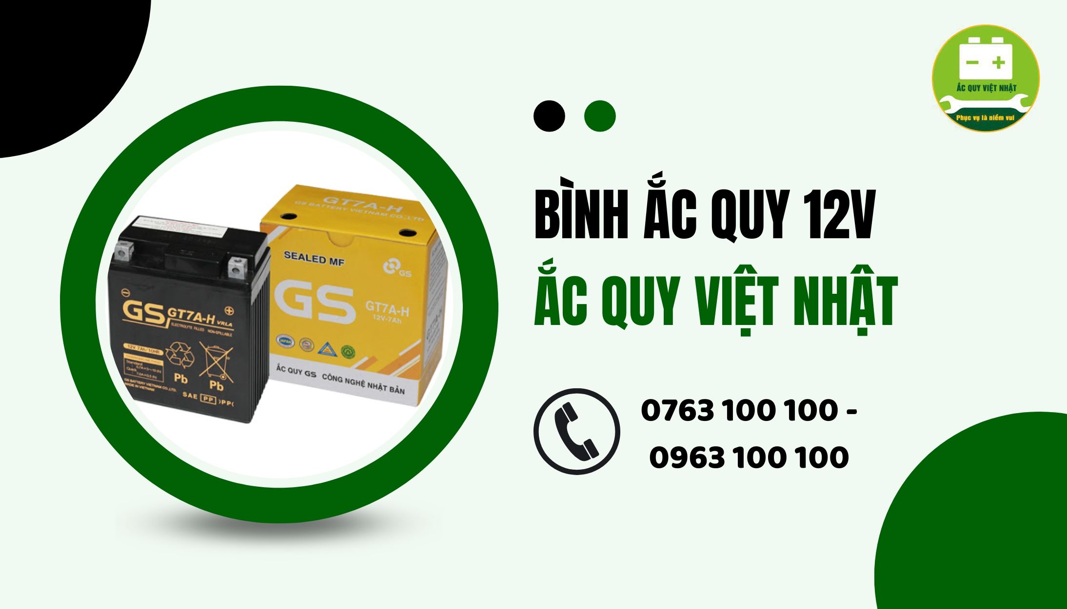 Mua ắc quy 12V tại Ắc Quy Việt Nhật