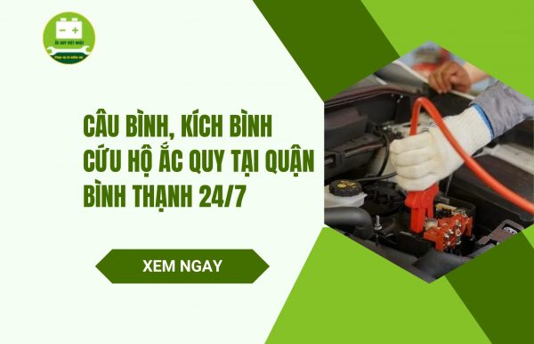 Dịch vụ cứu hộ ắc quy quận Bình Thạnh 24/7