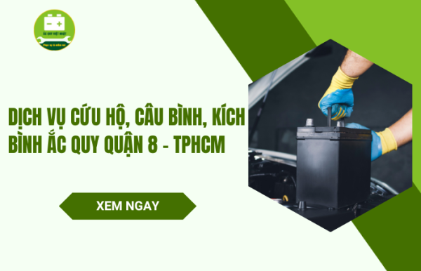 Cứu hộ, câu kích bình ắc quy quận 8