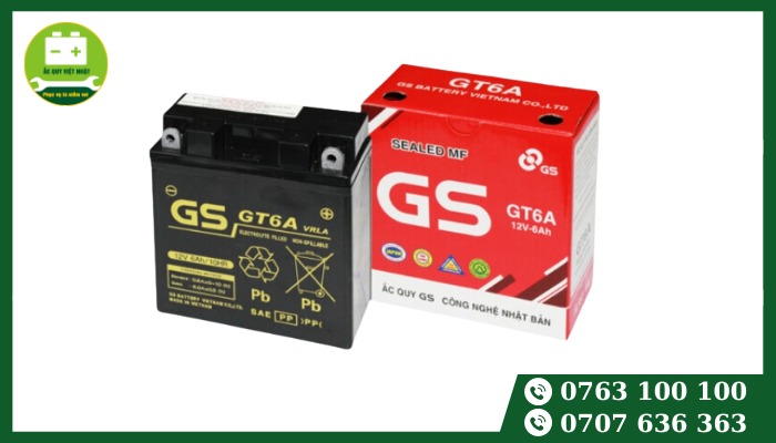 Ắc quy GS GT6A (12V – 6AH)