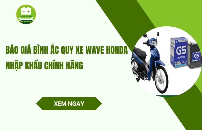 Ắc quy xe wave