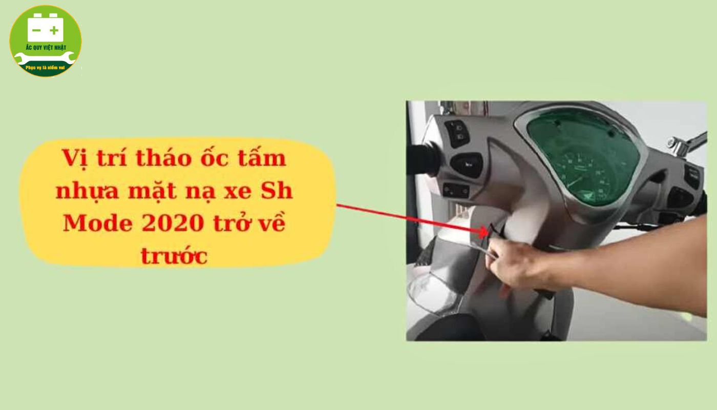 Hướng dẫn thay bình ắc quy xe sh mode đười từ 2020 trở về