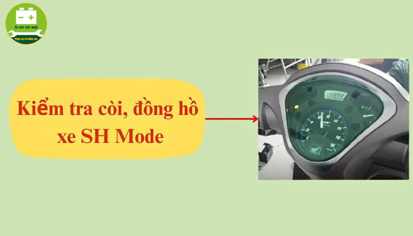 Sau khi thay bình ắc quy sh mode 2021 thành công, kiểm tra lại hoạt động xe