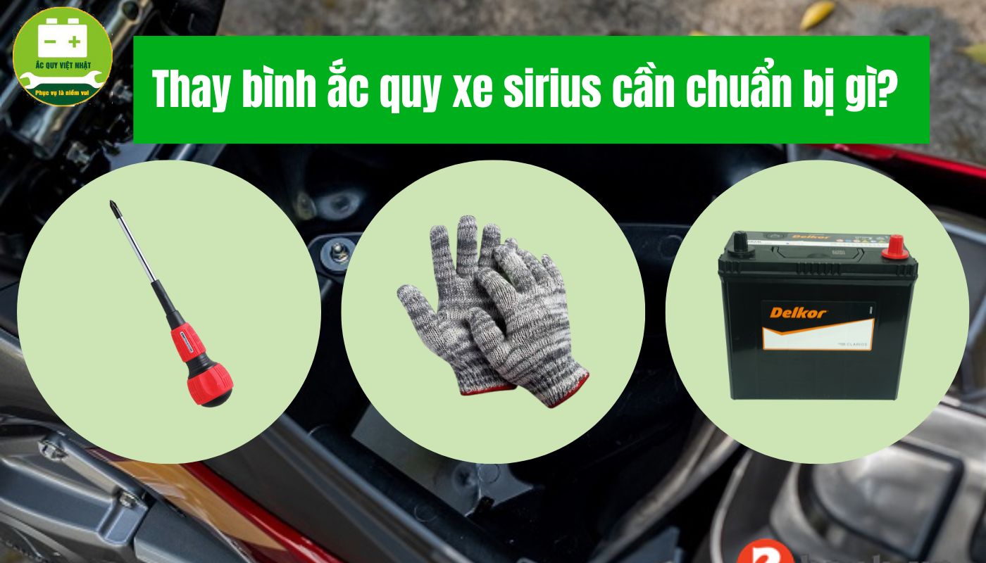 Dụng cụ thay bình ắc quy