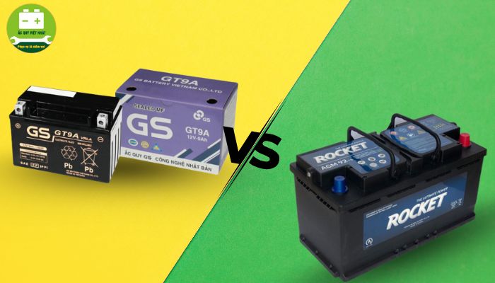 Ưu nhược điểm ắc quy GS và Rocket về công nghệ sản xuất