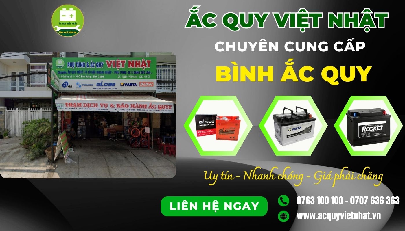 Liên hệ đặt mua bình ắc quy theo nhu cầu tại Ắc Quy Việt Nhật